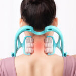Manual Six-Wheel Neck Massager